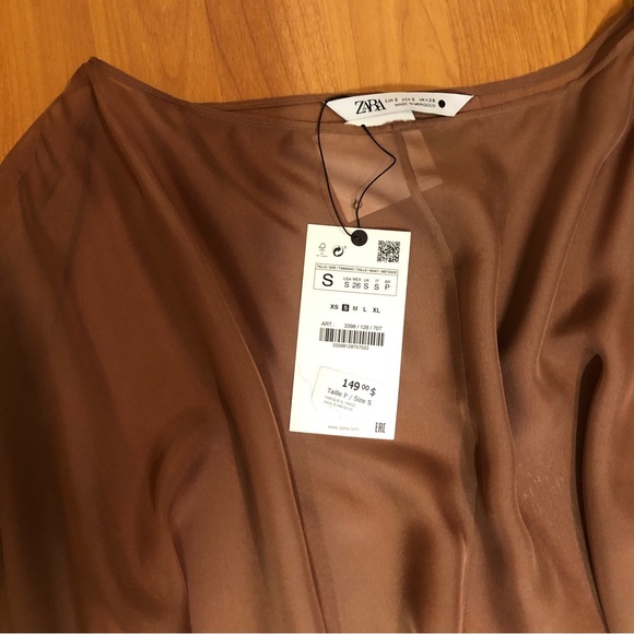 Silk sheer tunic dress - Picture 8 of 15